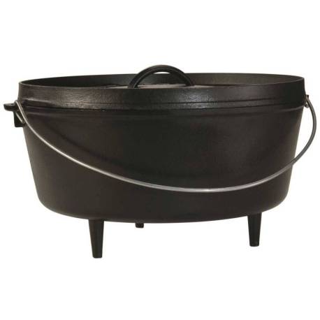 Ceaun din fonta cu capac - cuptor olandez Lodge 36 cm, 9.5 litri