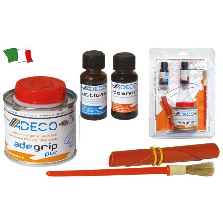 Kit reparare barci gonflabile PVC ADECO, orange