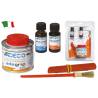 Kit reparare barci gonflabile PVC ADECO, negru