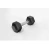 Gantera cauciucata TRX HEX Rubber Dumbbell, 22.67kg