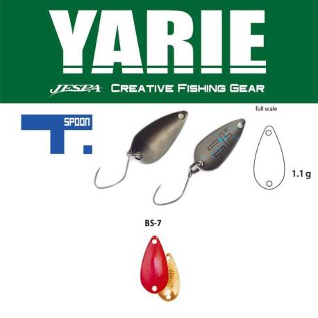 Lingurita oscilanta YARIE 706 T-Spoon 1.1g, culoare BS7 Candy Pink