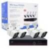 Pachet kit supraveghere video AHD PNI House PTZ1500 5MP - DVR si 4 camere exterior si HDD 1Tb inclus