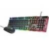 Kit Gaming Tastatura si Mouse Trust Azor NM 23289/GXT838, anti-ghosting, 3000 Dpi, 6 butoane, negru