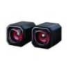 Boxe gaming SUREFIRE Gator Eye, 5W, negru/rosu