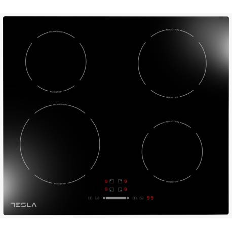 Plita incorporabila inductie Tesla HI6400TB, 60 cm4 zone gatit, sticla Schott Ceran