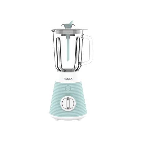 Blender Tesla Delight BL510BWS, 500W, 1.5L1 viteza+ functie Pulse, Albastru/Alb