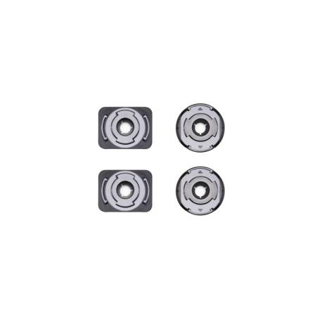 Pachet prinderi cu adezivi DJI Osmo Action, 2 x plat, 2 x curbat, NM/ CP.OS.00000026.01, gri