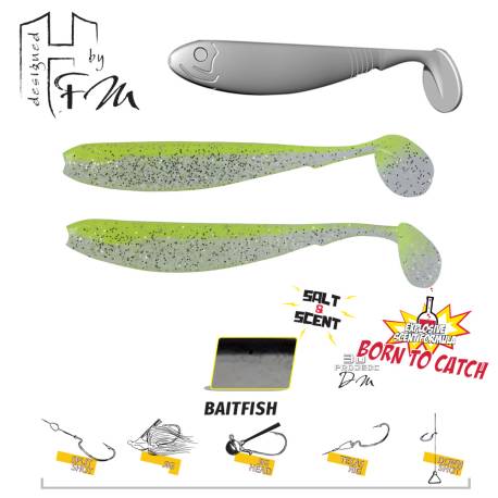 Shad HERAKLES Benjo R, 9cm, culoare Baifish