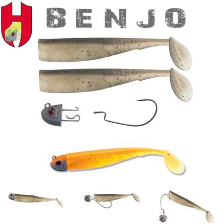 Combo shad HERAKLES Benjo 7.5cm, culoare Orange Shiner