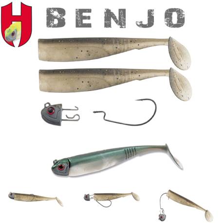 Combo shad HERAKLES Benjo 7.5cm, culoare Shiner