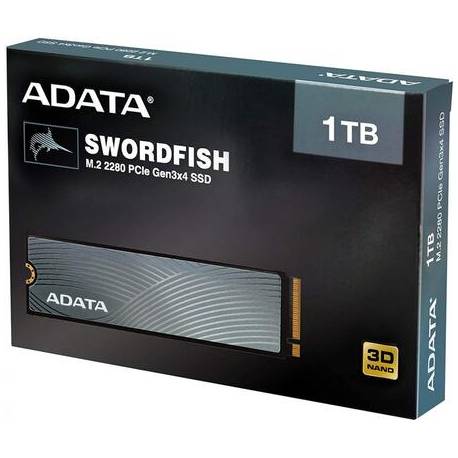 SSD ADATA SWORDFISH 1TB PCIe Gen3x4 M.2 2280