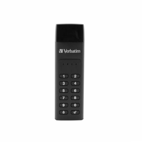 Stick memorie Verbatim Keypad Secure, 64GB, USB-C, negru