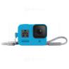 Husa silicon GoPro Hero8 Black, Culoare: AlbastruDimensiuni: 52x75x31mm, Greutate:15g