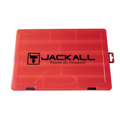 Cutie naluci JACKALL 2800D Tackle Box M Clear Red