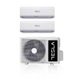 Sistem A/C multisplit Tesla TGS-D14V99W, unitate exterioara 14000BTU, unitate interioara 2 x 9000 BTU, Alb