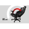 Scaun gaming Next Level Racing Elite, piele neagra, perna lombara, NM/ NLR-G005, negru