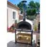 Stand metalic mobil pentru cuptor din caramida pe lemne traditional pizza PortoForno STANDBRICKOVEN100WW