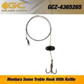 Montura somn GOLDEN CATCH Treble Hook With Rattle, 6/0