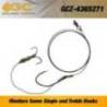 Montura somn GOLDEN CATCH Single and Treble Hooks, 6/0