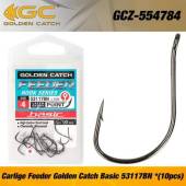 Carlige feeder GOLDEN CATCH Basic 53117BN Nr.6, 10buc/plic