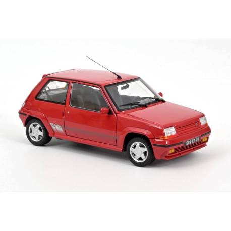 Macheta auto RENAULT Supercinq GT Turbo (1989) 1:18 rosu