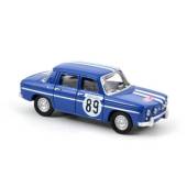 Macheta auto RENAULT 8 Gordini 1969 Racing 89 1:64 albastru