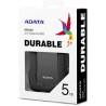 HDD Extern ADATA Durable HD330 5TB, Shock Sensor2.5, USB 3.2, Negru"