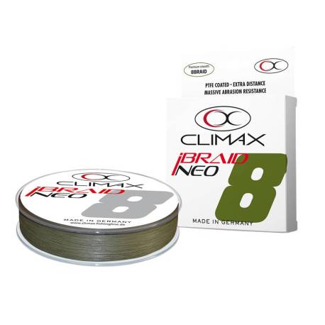 Fir CLIMAX iBRAID NEO X8 Olive 135m, 0.08mm, 4.9kg