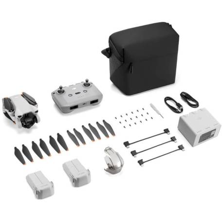 Kit Drona DJI Mini 3 Fly More Combo, 4K30, 12MPAuton. 33min, F/1.7