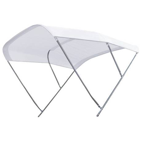 Bimini top detasabil TESSILMARE Shade Master SS, 3 arcade, alb, latime 180/190cm, inaltime 151cm, lungime 180cm