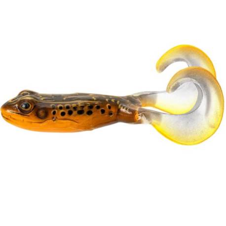 Broasca LIVETARGET Freestyle Frog 7.5cm, 524 Fire Tip Orange