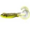 Broasca LIVETARGET Freestyle Frog 7.5cm, 525 Fire Tip Chartreuse