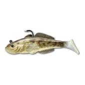 Naluci LIVETARGET Goby Swimbait 8cm, 14g, culoare natural, 3buc/plic