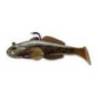 Naluci LIVETARGET Goby Swimbait 9cm, 21g, culoare brown/pumpkin, 3buc/plic