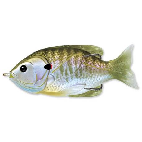 Swimbait LIVETARGET Hollow Body Sunfish, 7.5cm, 12g, Natural/Olive Bluegill