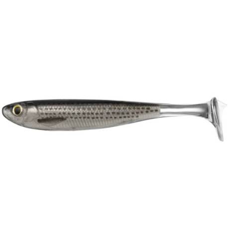 Shad LIVETARGET Slow-Roll Mullet 12.5cm, 717 Silver/Black