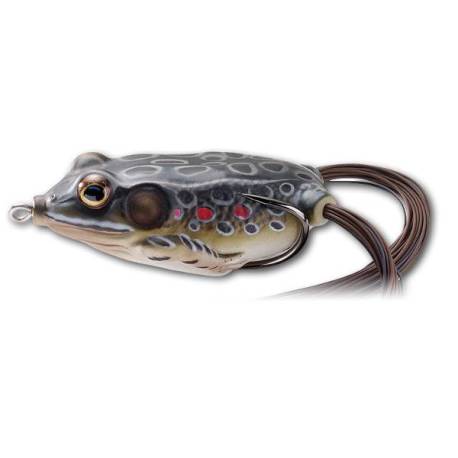 Broasca LIVETARGET Hollow Body Frog 4.5cm, 7g, 503 Brown/Black