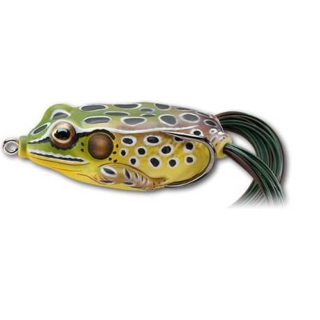 Broasca LIVETARGET Hollow Body Frog 5.5cm, 18g, 514 Emerald/Brown