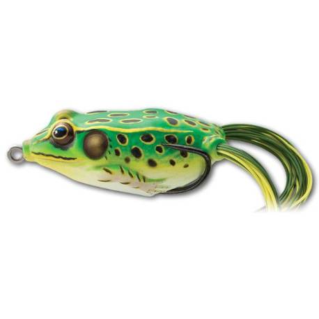 Broasca LIVETARGET Hollow Body Frog 5.5cm, 18g, 512 Floro Green/Yellow