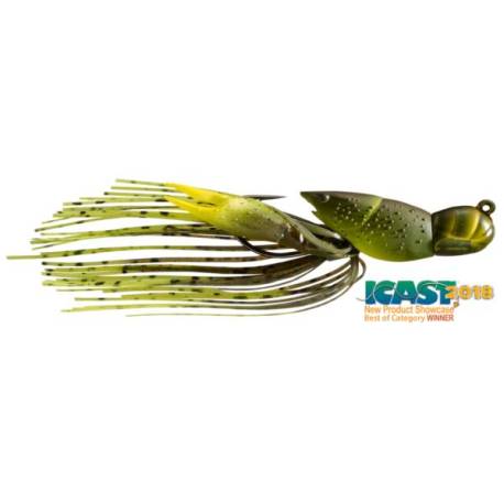 Naluca LIVETARGET Hollow Crawfish Jig 4cm, 11g, 146 Green/Chartreuse