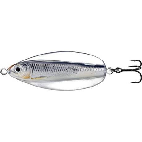 Lingurita oscilanta LIVETARGET Erratic Shiner 5.5cm, 11g, culoare Silver/Black