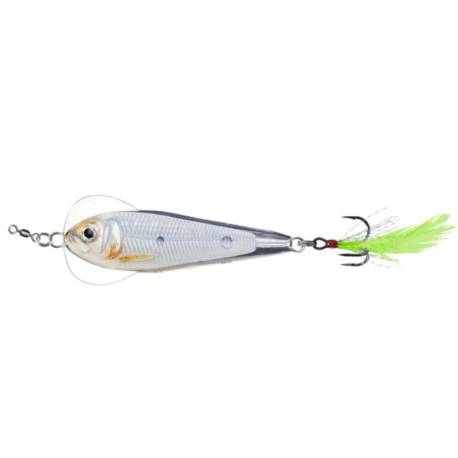 Lingurita oscilanta LIVETARGET Flutter Shad 6cm, 21g, Gold/Pearl