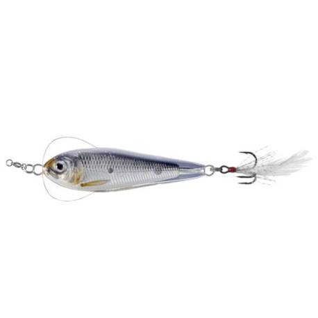 Lingurita oscilanta LIVETARGET Flutter Shad 6cm, 21g, Silver/Black