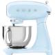 Mixer cu bol SMEG 50's Style, SMF03PBEU, albastru