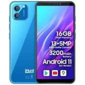 Telefon mobil iHUNT Like 12 Blue, 3G, 3200mAh, RAM 1GB, ecran IPS 5.5", Android 11 Go, dual SIM