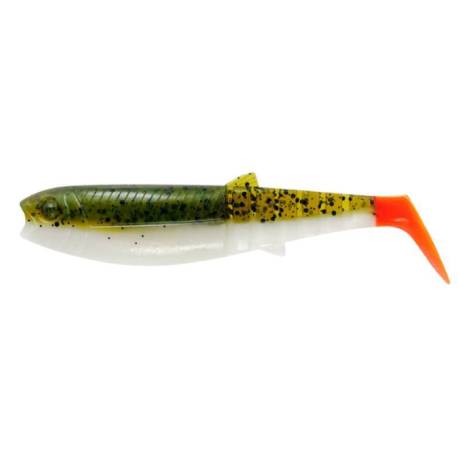 Naluca SAVAGE GEAR Cannibal Shad 15cm, 33g, Olive Hot Orange, 2buc/plic