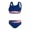 Costum baie SPEEDO Textures Deep U-Back bikini albastru roz, marimea 28