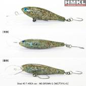 Vobler HMKL Shad 45F Trout Area, 4.5cm, 2.7g, culoare MS Brown G