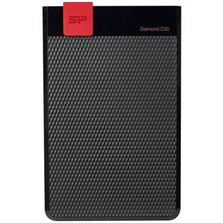 HDD Extern Silicon Power Diamond D30, 2TB, USB 3.0, negru/rosu