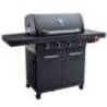 Gratar pe gaz Char-Broil Professional Power Edition 4 grile si plita din fonta, sear burner, TRU-Infrared 140985, 4 +1 arzatoare